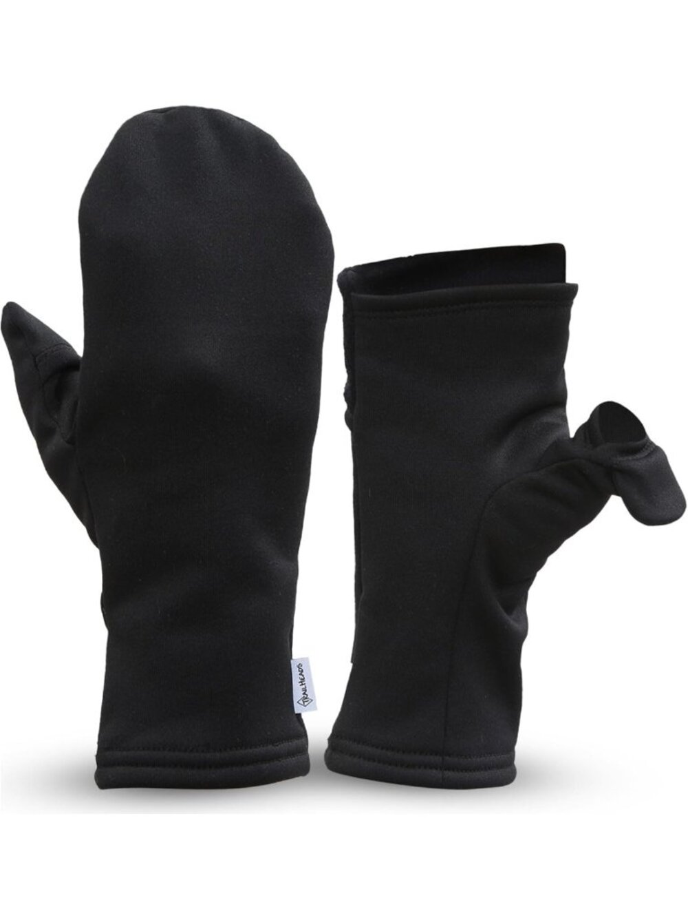 Performance Women's Fingerless Mittens for Running, Cycling & Outdoor Activities